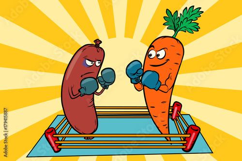 vegetarianism vs meat eating, war of the diets