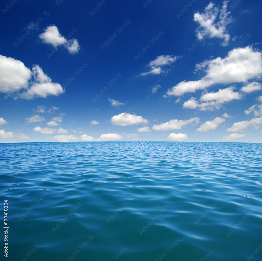 Obraz premium Blue sea water surface