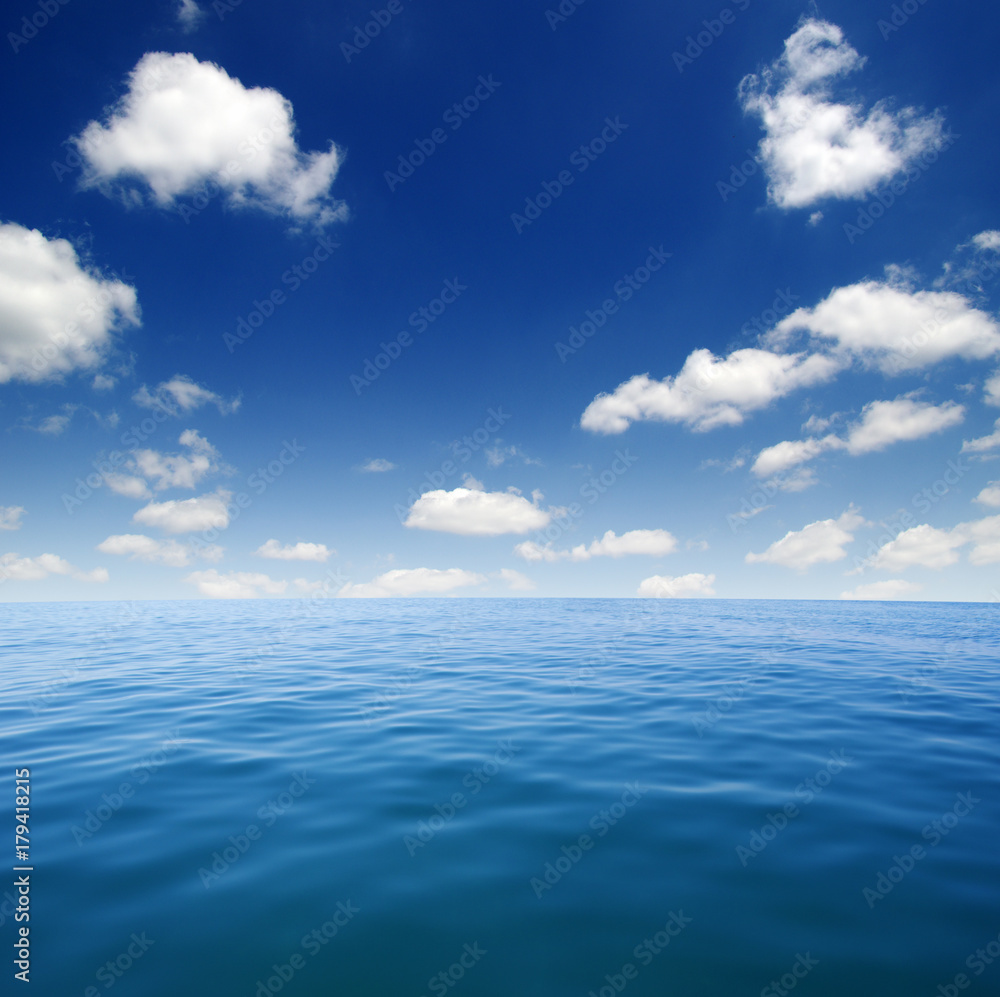Obraz premium Blue sea water surface