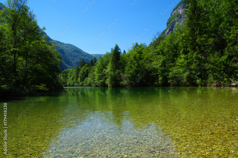 Naklejka Landscape a river