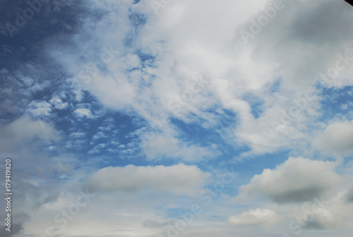 Blue Sky and Clouds