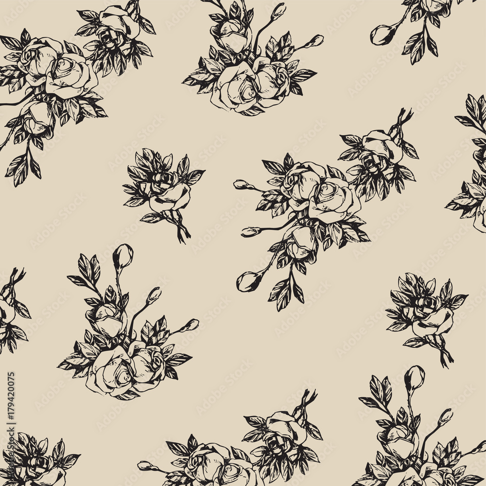 Plakat floral pattern