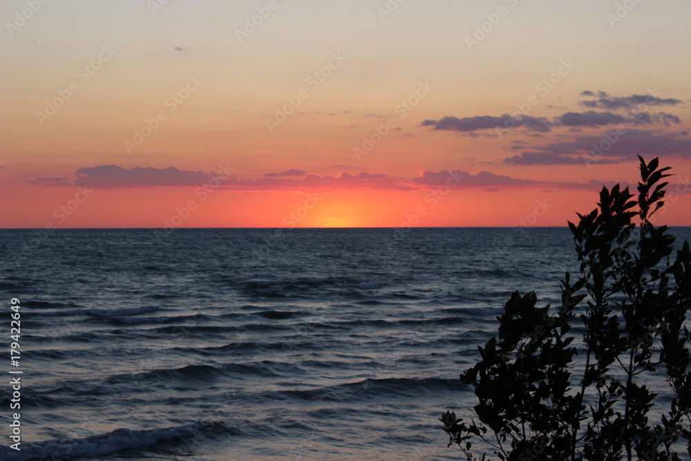 lake Erie sunset