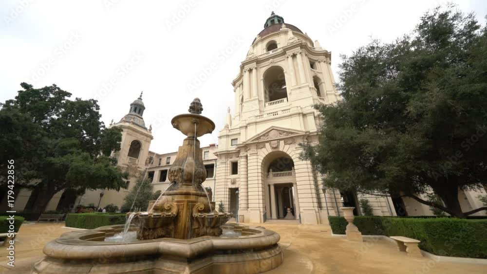 Afternoon cloudy view of The beautiful Pasadena City Hall at Los Angeles, California, United States Afternoon cloudy view of The beautiful Pasadena City Hall at Los Angeles, California, United States