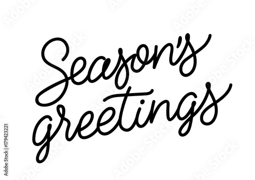 Seasons Greetings Inscription