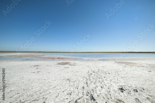 Lake Solenoye.Tamansky peninsula.