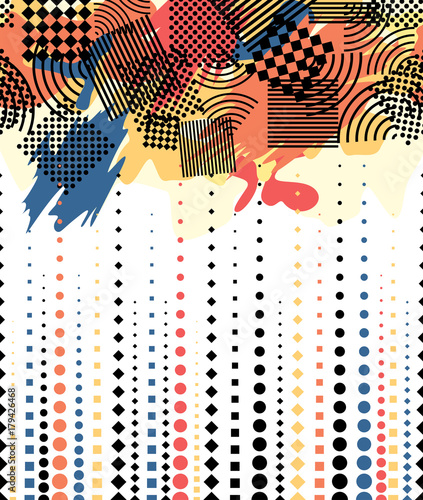 Wallpaper Mural Vintage style abstract horizontal seamless design Torontodigital.ca