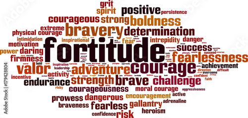 Fortitude word cloud