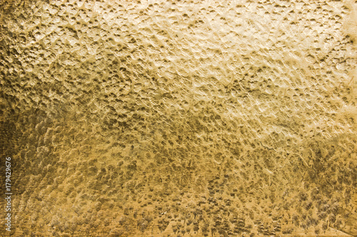 yellow metal surface, textu...