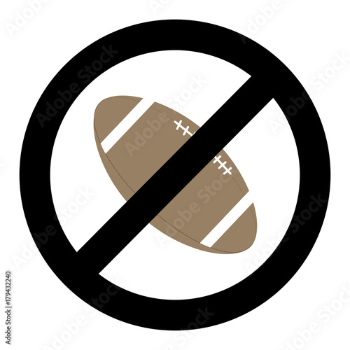 Banning ball for rugby