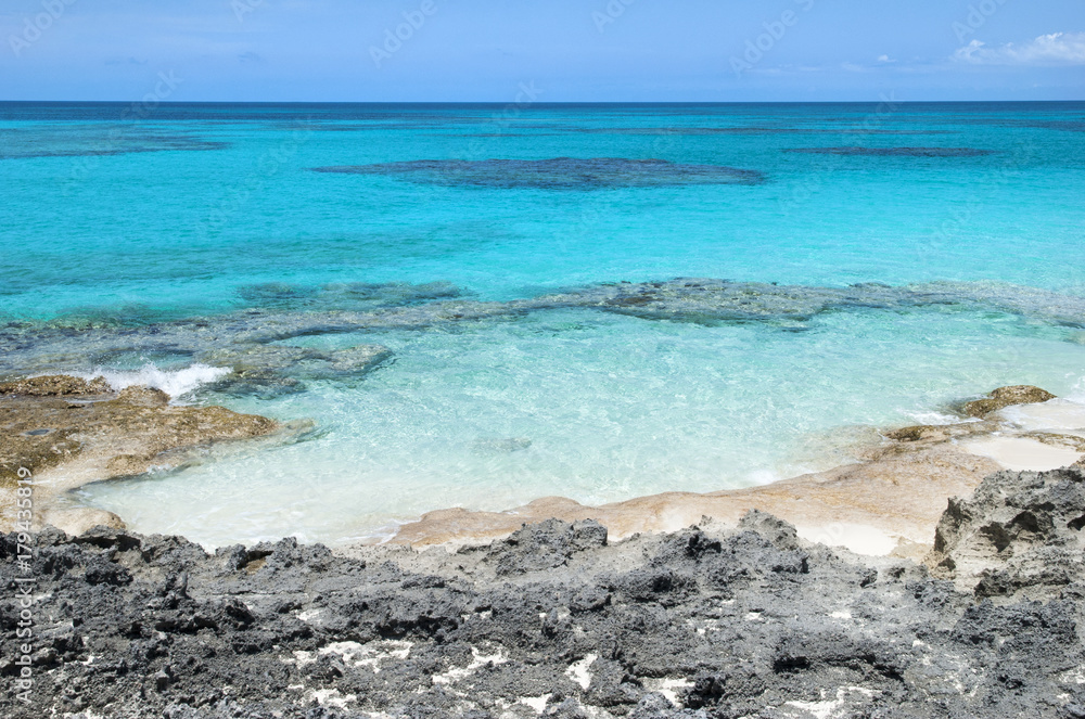 Caribbean Rocky Beach