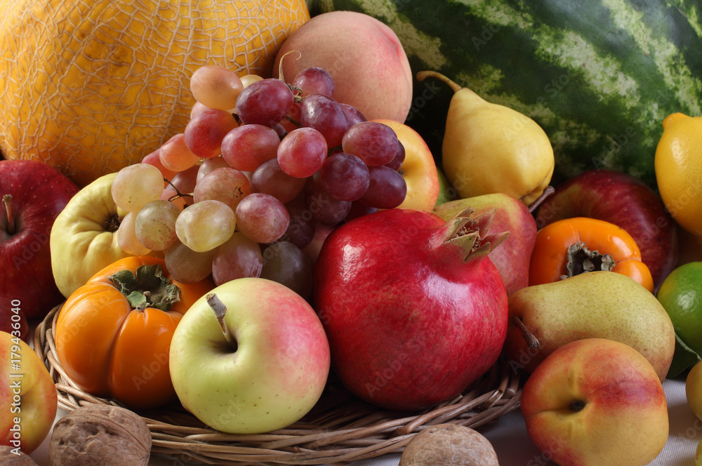 Fruits closeup