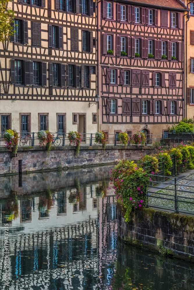 Naklejka premium La Petite France, Strasbourg, Alsace, France