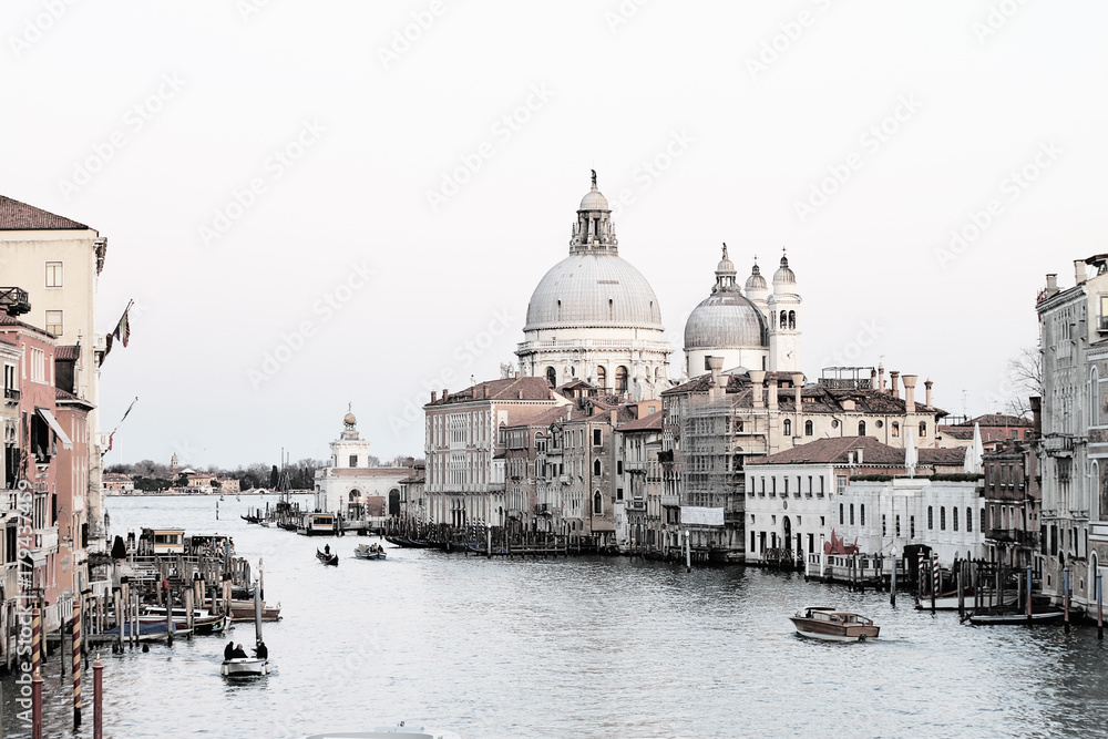 a faded view from accademia bridge