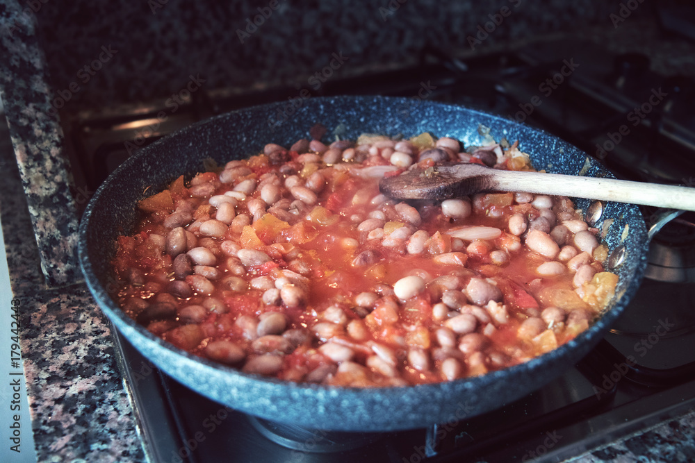 ham and poppy seed, italian appetizer served on slices of bread
