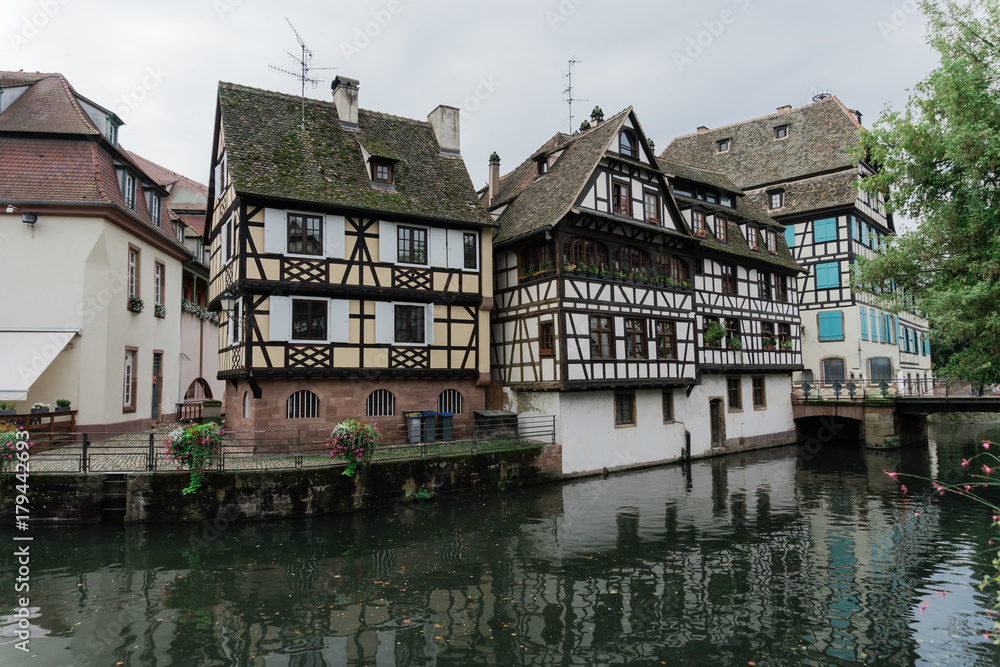 A canal in Strasbourg, France