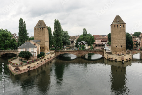 Strasbourg barrage vauban near a canal in France