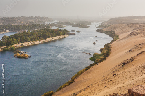 Life on the River Nile. Aswan, Egypt.