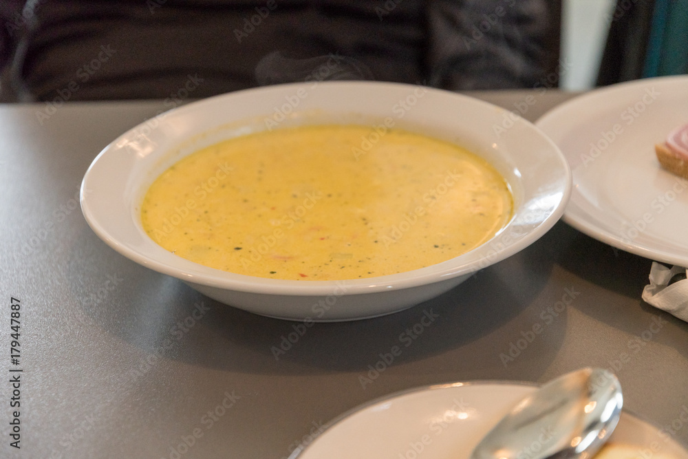 typical food dish of the faroe islands in a cafeteria typical food dish of the faroe islands in a cafeteria