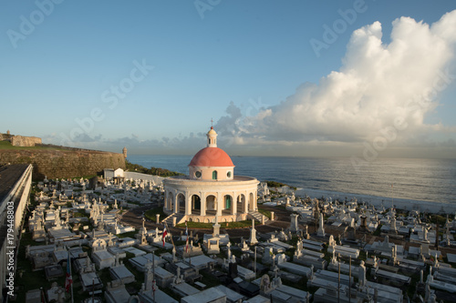 San Juan Cemetery at Sunrise