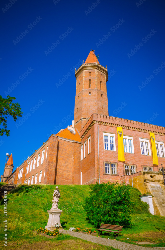 Gothic Piast Castle (Zamek Piastowski) in Legnica, Silesia, Poland