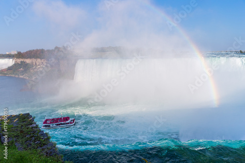 Niagara Falls Landscape with Rainbow
