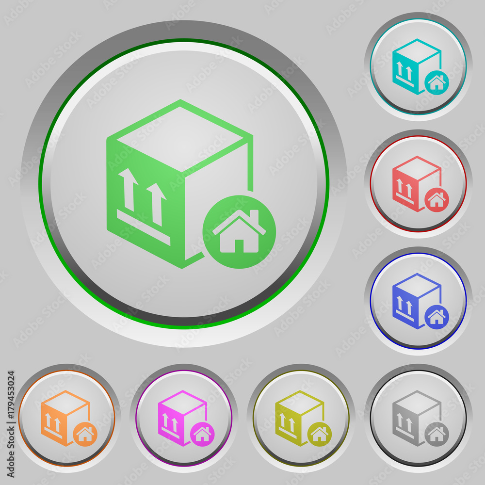 Package warehouse push buttons Package warehouse push buttons
