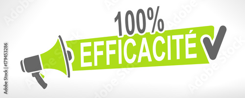 100 pour 100 efficacité sur mégaphone