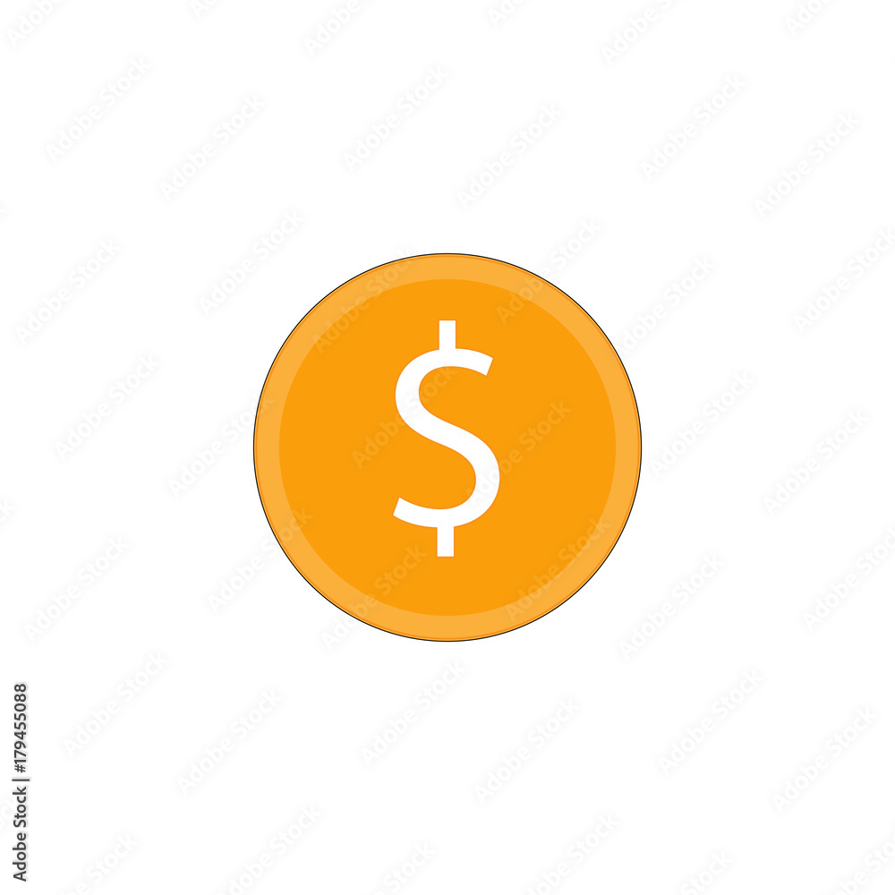 Money coin vector illustration Money coin vector illustration
