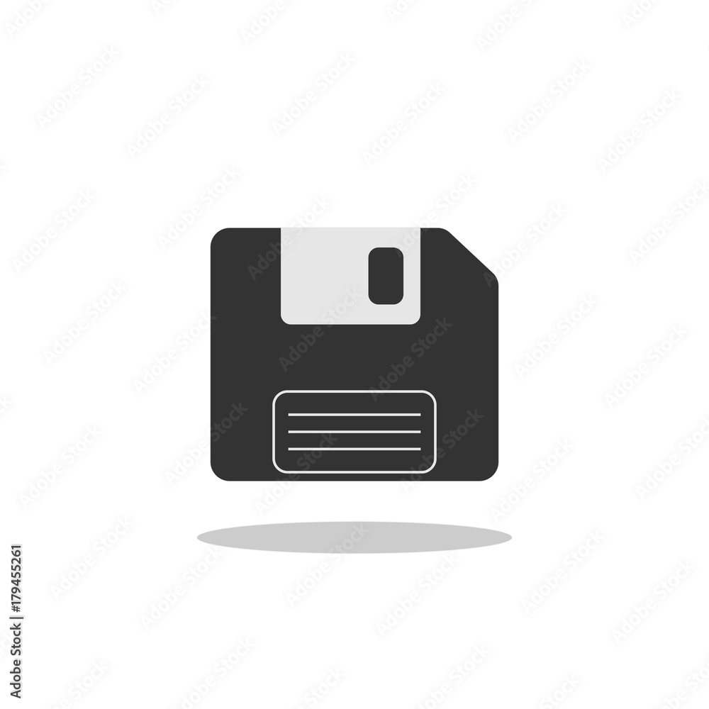 Diskette to save vector illustration Diskette to save vector illustration