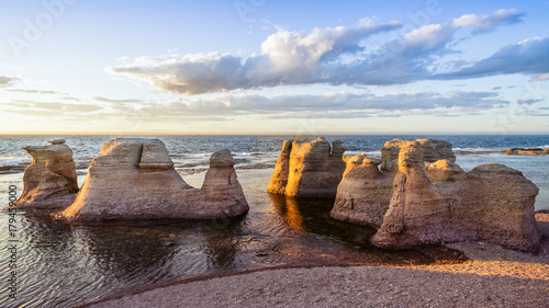 Monoliths of Île Nue de Mingan, Quebec, Canada