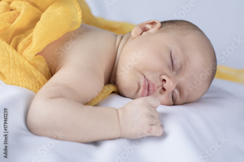Sleeping, Beautiful newborn baby © Sebastian Duda