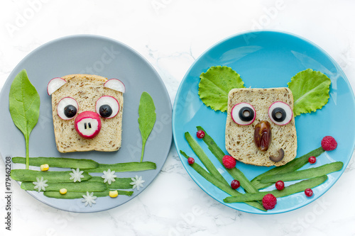 Photography Animal sandwiches