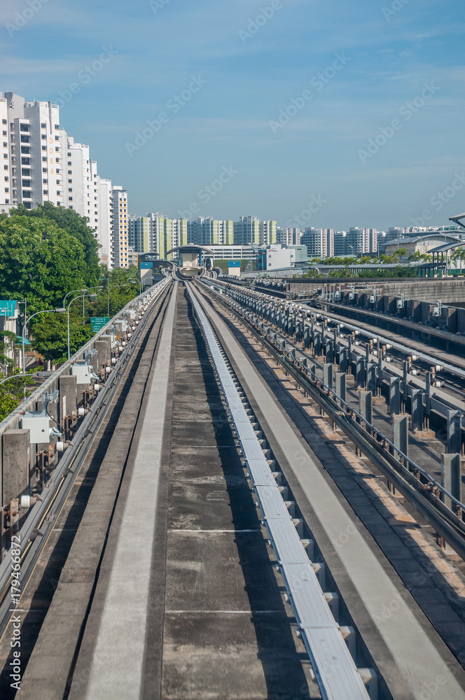 métro aérien Singapour