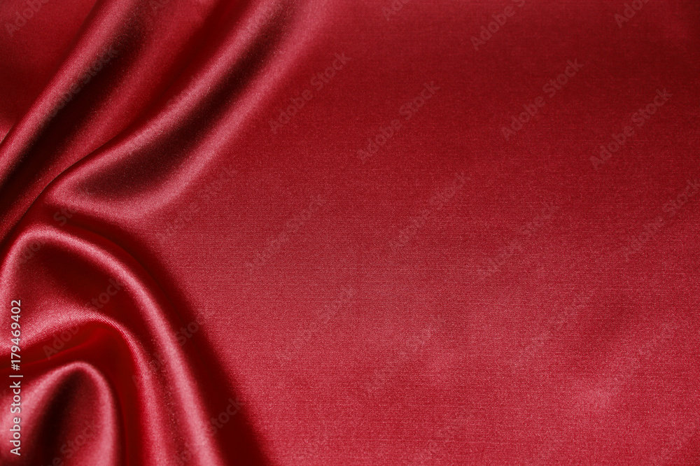 red satin or silk fabric as background red satin or silk fabric as background