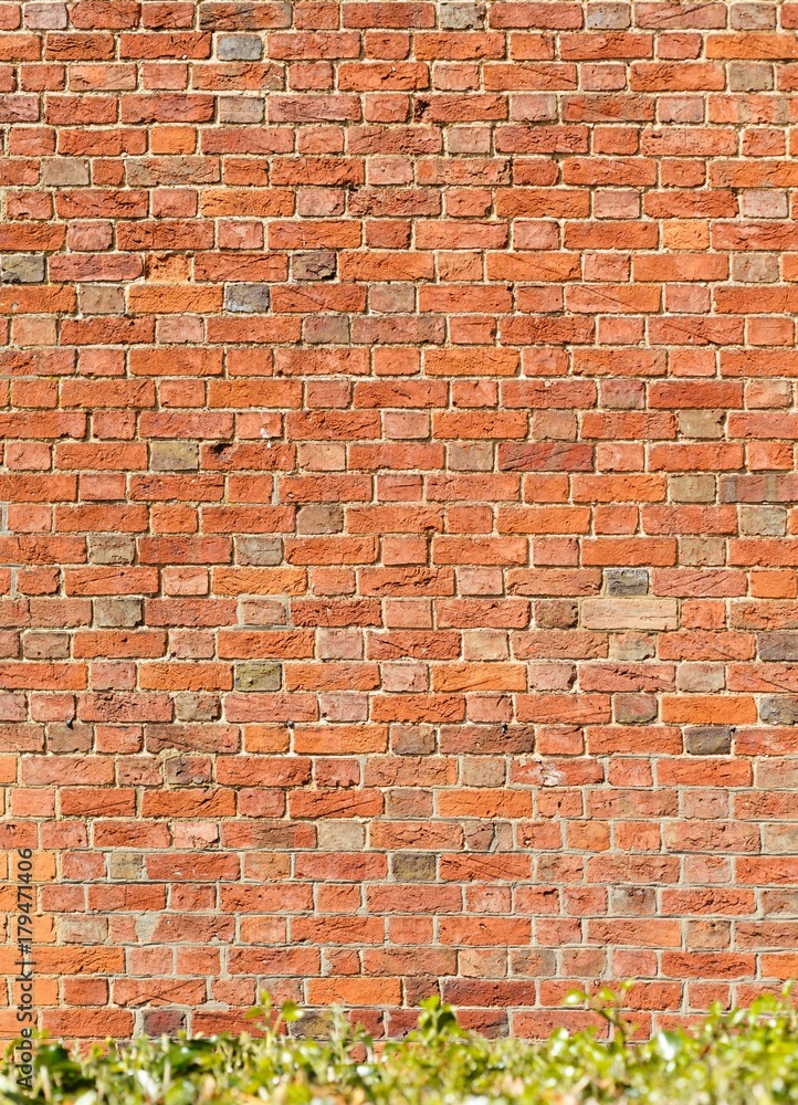 Naklejka premium Red brick wall