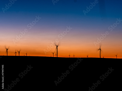 Wind Farm at Sunrise