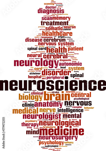 Neuroscience word cloud