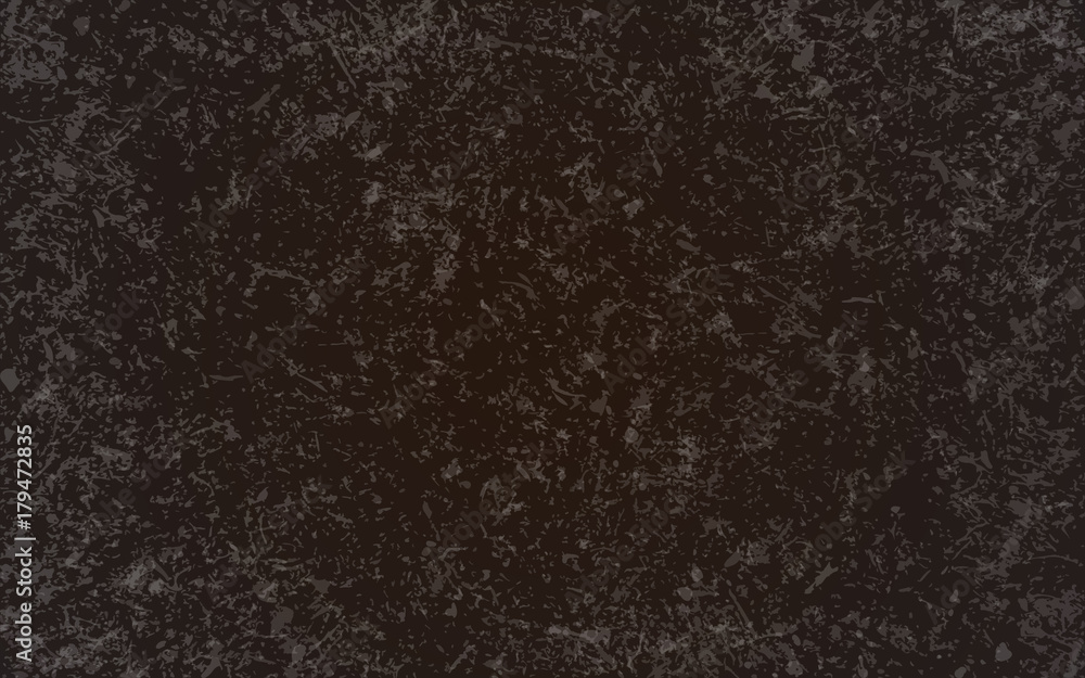Obraz premium This dark brown grunge texture features a rough, distressed surface with numerous scratches and worn details, creating a dirty abstract background effect. Ideal for editorial layouts.