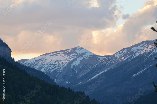 Fototapeta Naklejka Na Ścianę i Meble -  Snow cover mountain