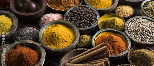 Obraz  z motywem Spices, Cooking ingredient