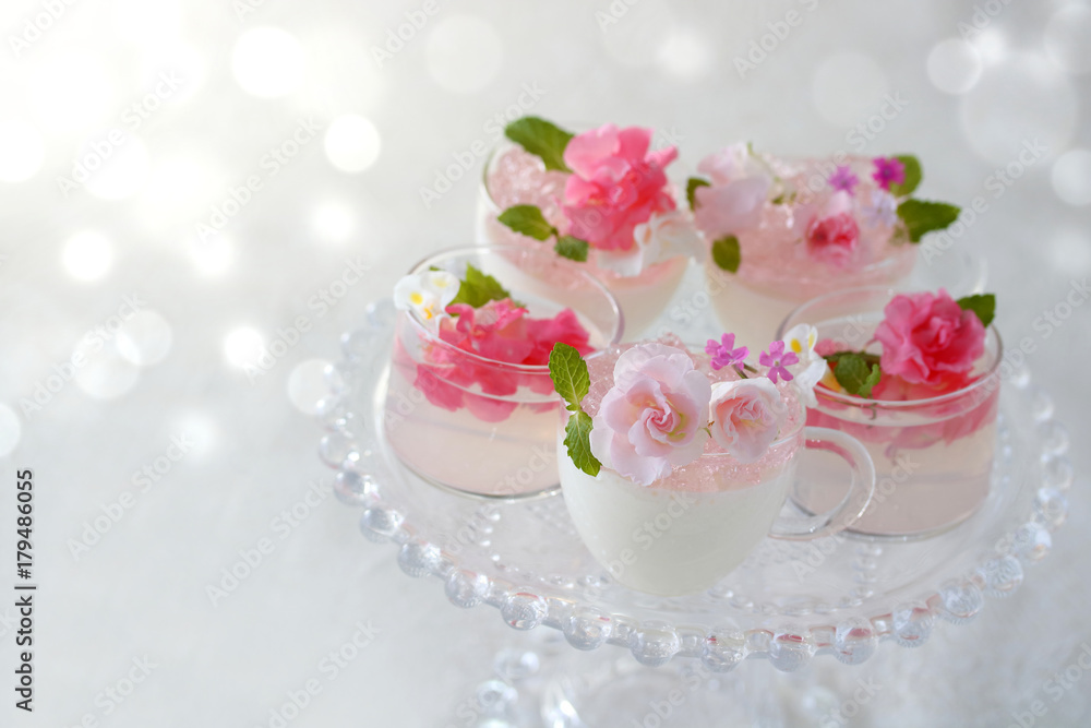お花のゼリー