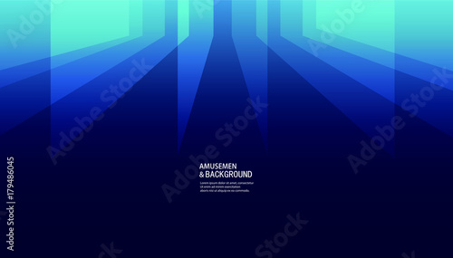 Blue polygon background