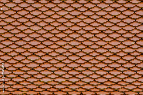 red brown Roof tile texture grunge background