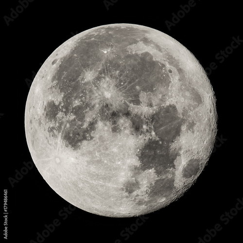 Full Moon, High resolution image, shot with 800m lens