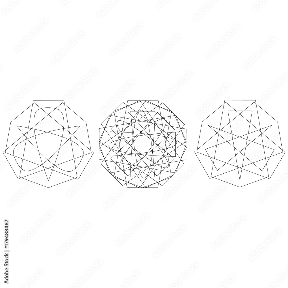 Holiday patterns of stars of snowflakes and flowers for gifts Holiday patterns of stars of snowflakes and flowers for gifts
