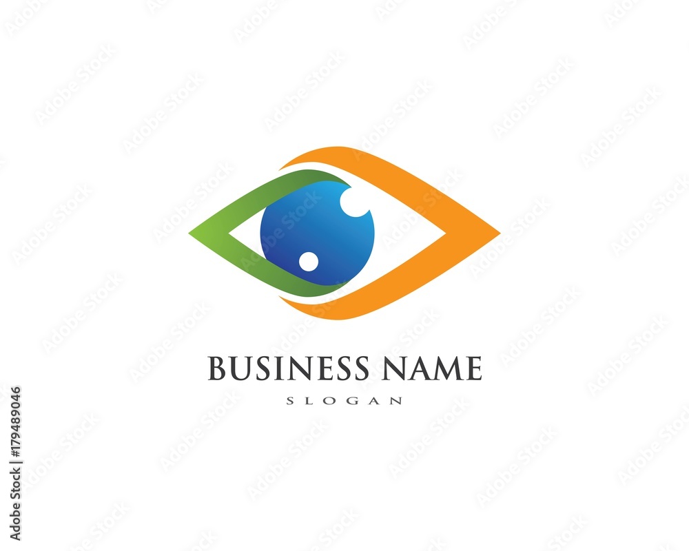 Obraz premium Eye Care vector logo design
