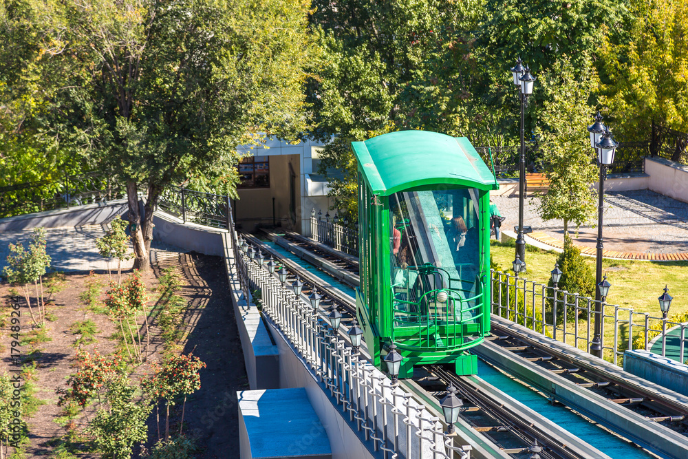 Funicular railway in Odessa, Ukraine Funicular railway in Odessa, Ukraine