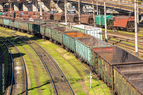 Railway carriage cargo terminal of Odessa