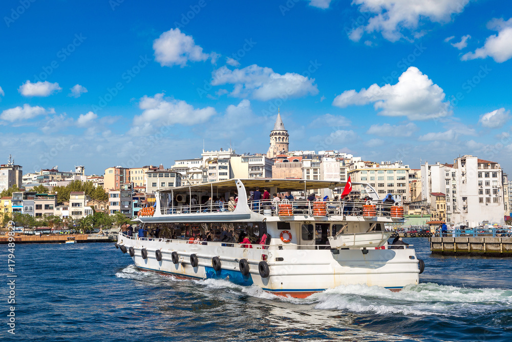 Galata Tower in Istanbul, Turkey